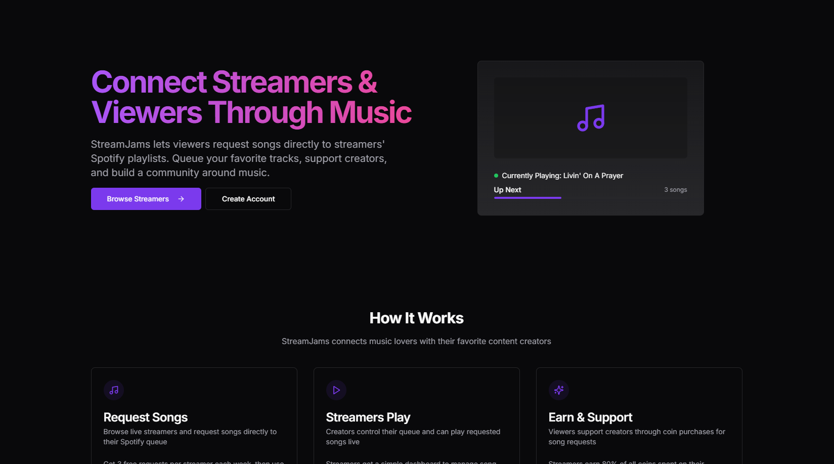 StreamJams screenshot